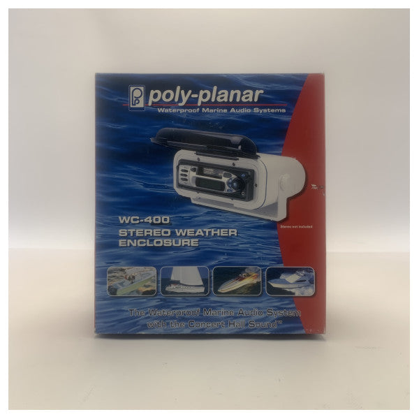 Copertura radio impermeabile Poly-Planar WC400 bianca.