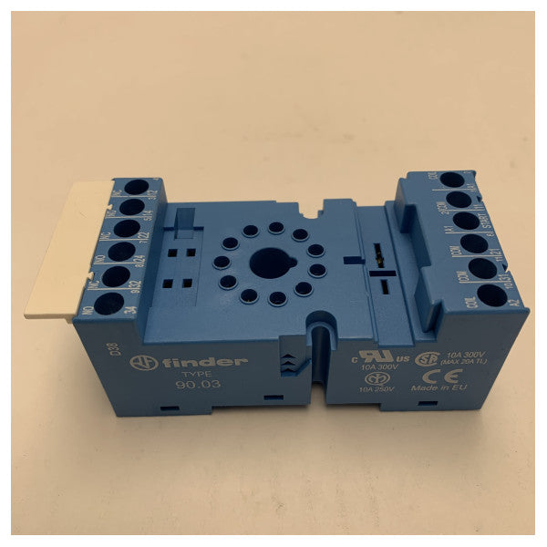 Καθολική υποδοχή ρελέ και προσαρμογέας DIN Rail για βιομηχανικά και ναυτικά ηλεκτρικά συστήματα 