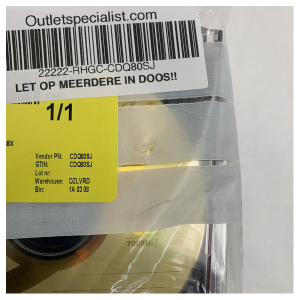 Sony CD-R 700MB 48x Порожній диск для резервного копіювання даних та аудіо - Надійний носій для зберігання 