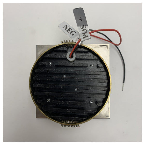 Cantalupi Ocean Marine LED Downlight IP55 Χρώμιο Τετράγωνο 12/24V - D75 mm 