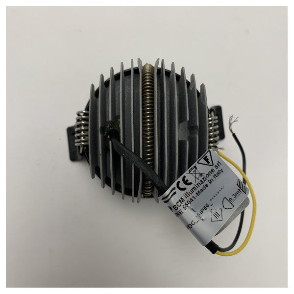 BCM 3239/K8W-62/23 LED downlight spot black 8W - 3000K - 24V - IP66