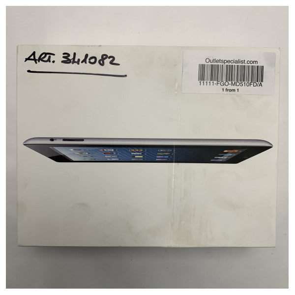 Apple iPad 4 16GB Μαύρο WiFi Retina Display Ταμπλέτα Ελαφρύ Μοντέλο A1458 