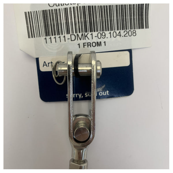 Talamex Тенсионер 4 мм M8 2350 daN 223 - 299 мм Неръждаема стомана - 09.104.208 