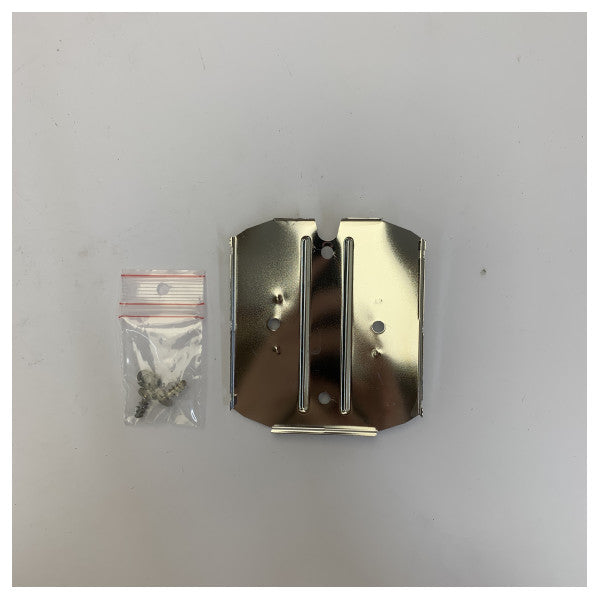 Aqua Signal 12240020 Series 43 Mounting Plate for Navigation Light Stainless Steel 