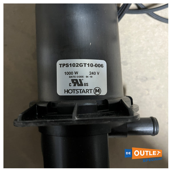 Нагрівач охолоджуючої рідини двигуна Kim Hotstart 1000w і 240v - TPS102GT10-006