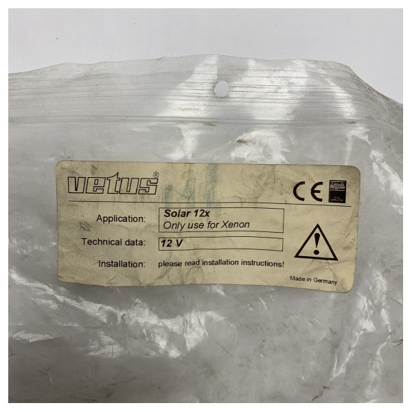 Vetus SOLAR12X lampe sous-marine 12V Xenon acier inoxydable