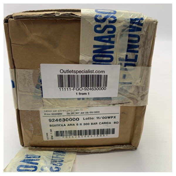 Jonassohn 6L 300 Bar самостоятелно спасяване дишане въздух резервоар за морски и промишлени употреба