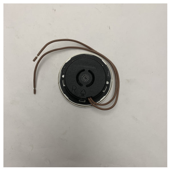 Projetor LED marítimo 28V 10W cromado tipo Jeny - Luz de barco durável e resistente às intempéries