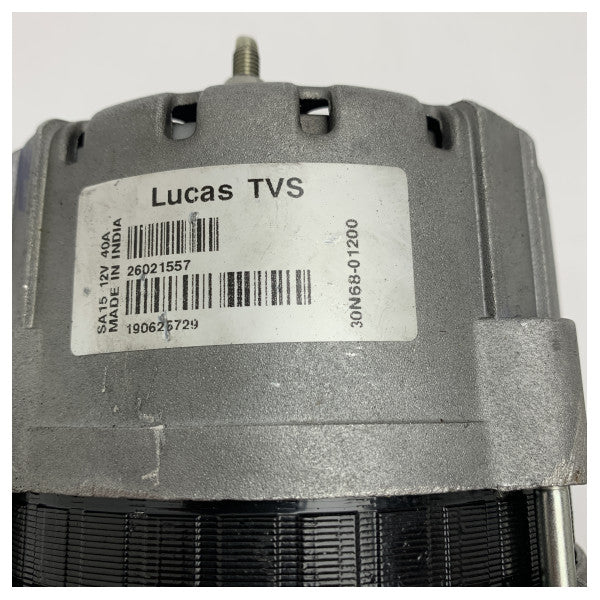 Lucas TVS SA15 12V 40A Ναυτικός Εναλλάκτης - Αξιόπιστος Δυναμό για Σκάφη και Ναυτικές Εφαρμογές 