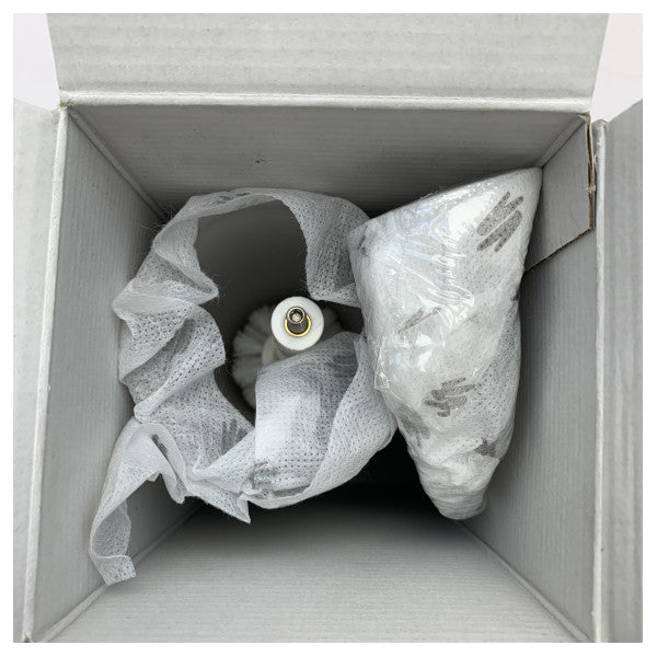 Suporte de escova de sanita cromado Colombo Marine B2407 SX � Acessório de barco durável e resistente à corrosão de Itália