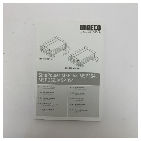 Dometic Waeco MSP354 Power Converter Sine Wave 24 to 230V - 350W