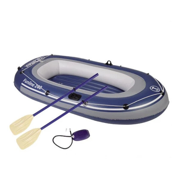 Talamex Funline 240 Inflatable Dinghy Blue - Incl Peddels Pump and Repairkit