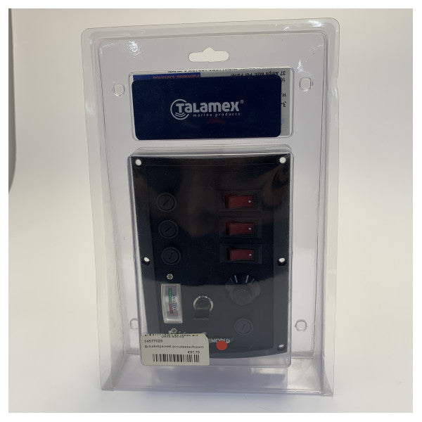 Talamex Electric Switch Panel with Fuses 14577023 12V