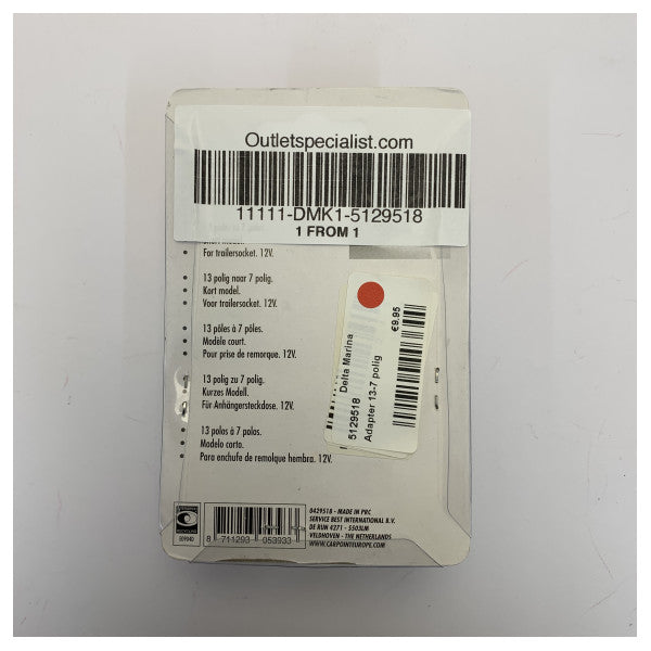 Carpoint Trailer Adapter Plug 5129518 