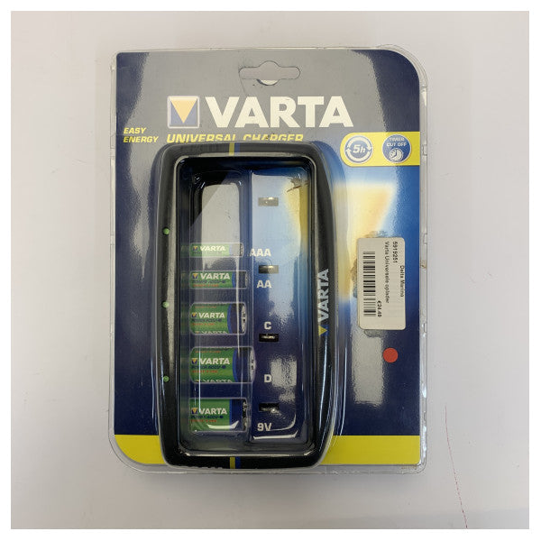 VARTA Universal Battery Charger for AA, AAA, C, D & 9V 5919251