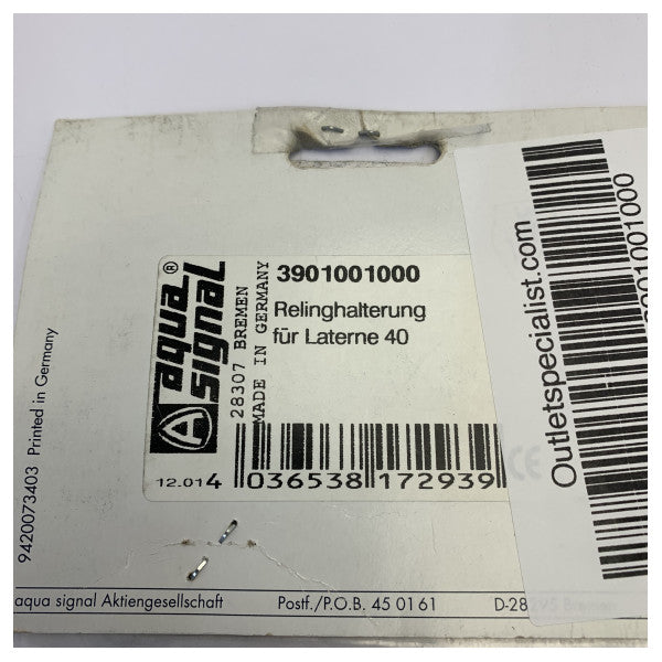 Aqua Signal 3901001000 Monteringsfäste för navigationsbelysning 