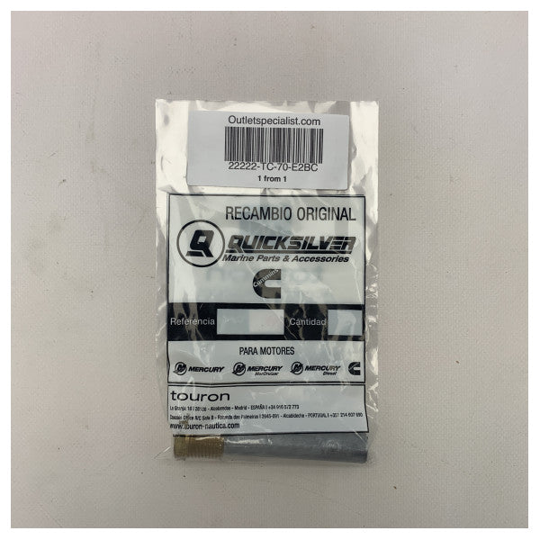 Marttyyri lyijykynän sinkki 5/8 X 3 -1/2 pistokkeen anodi - E2BC