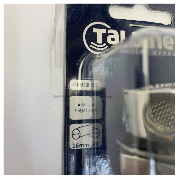 صمام تهوية تانك تالمكس من الفولاذ المقاوم للصدأ 18653110 - صمام تهوية للخزان الوقود والماء 