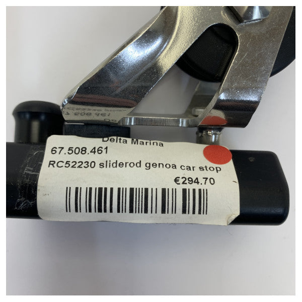 Ronstan RC52230 Sliderod Genoa Slide med Pin-Stop 125 mm - 22 mm Spår 