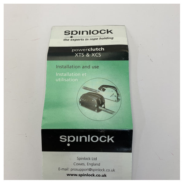 Spinlock XTS0814 Çift Güçlü Kavrama Siyah - 8 ila 14 mm Halat Kavraması için 