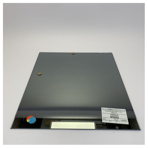 Glaskil Plast Grey Crystal Mirror 4 mm 508x578 mm för Hanse Yachts - TIZ041 