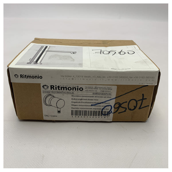 Ritmonio Diametro 35 Mitigeur monocommande de douche chromé à encastrer - E0BA0140SPCRL