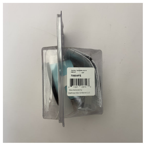 Veethree 3-дюймовий тахометр двигуна чорний 7000 об/хв - 70604FE