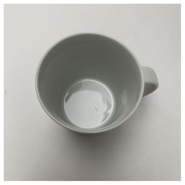 Strapazierfähiger weißer Porzellan-Kaffeebecher für Filterkaffee � Ideal für den Einsatz auf See - TAM1/87