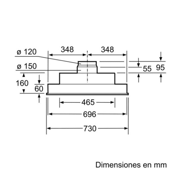 Bosch DHL755B Marine Davlumbaz - Kompakt Tekne Mutfakları için Dayanıklı Havalandırma