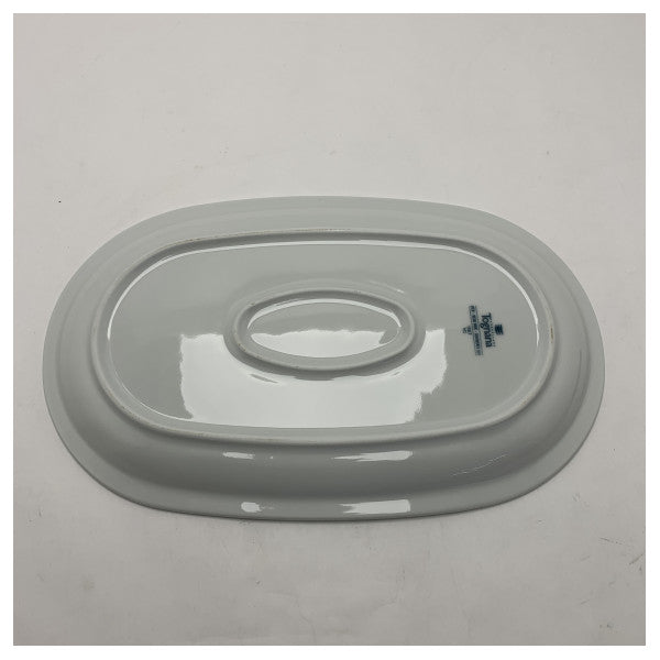 Vassoio ovale in ceramica di alta qualità Ferretti - Vassoio da portata durevole e resistente alle intemperie per uso nautico