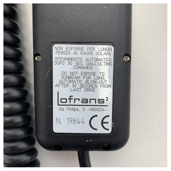 Lofrans 19844 Contrôle de serl-sang à distance filaire avec compteur de chaîne - 71834