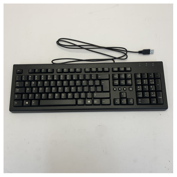 لوحة مفاتيح الكمبيوتر Chicony Electronics 697737-L31 باللون الأسود 