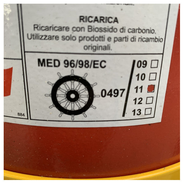 Αυτόματη πυροσβεστική συσκευή CO2 20 κιλών B - SG00272 