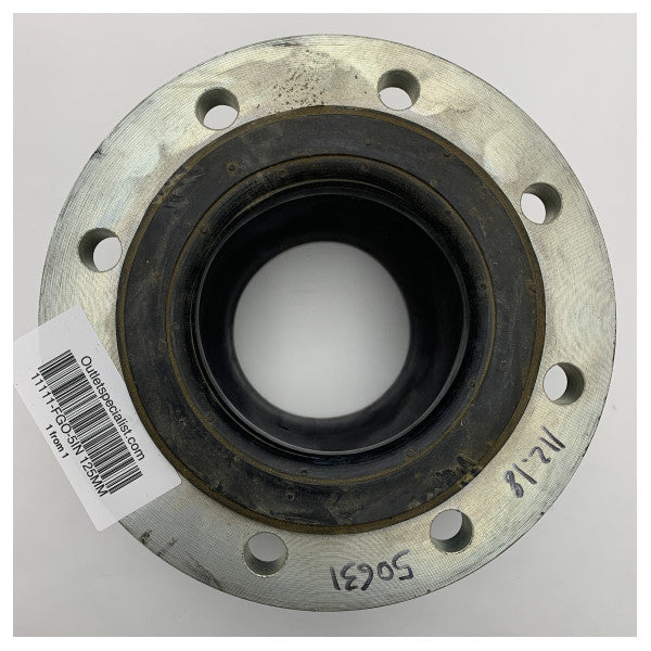 Компенсатор от EPDM каучук с фланцов съединител DN125 PN10 за морска и индустриална употреба