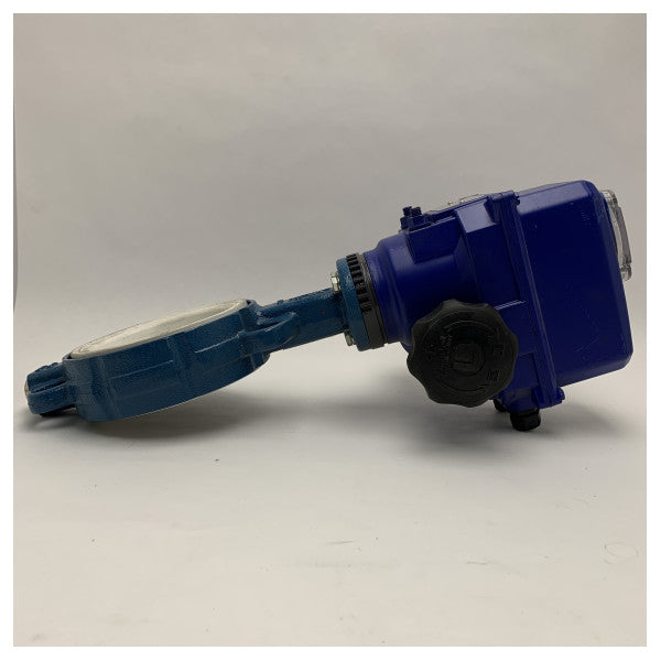 Висококачествена електрозадвижвана бътерфлай клапа DN125 за морски и промишлен контрол на потока