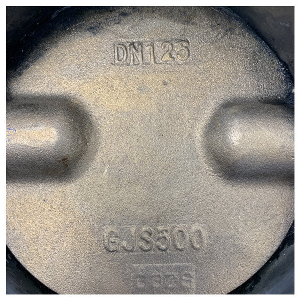 Висококачествена бътерфлай клапа DN125 за морски транспорт с EPDM облицовка и задвижващ механизъм Bernard Controls 230V