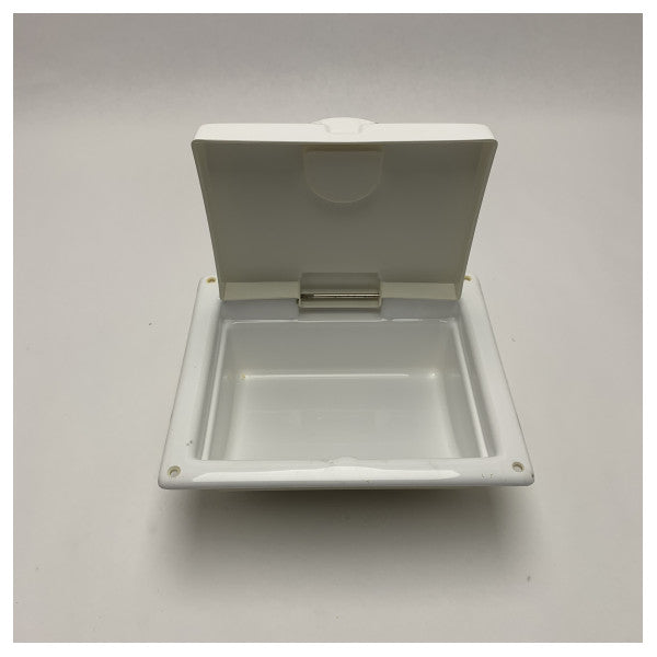Osculati Trwały wodoodporny plastikowy schowek morski z drzwiczkami do łodzi i jachtów 220 x 195 x 70 mm - 20.023.00