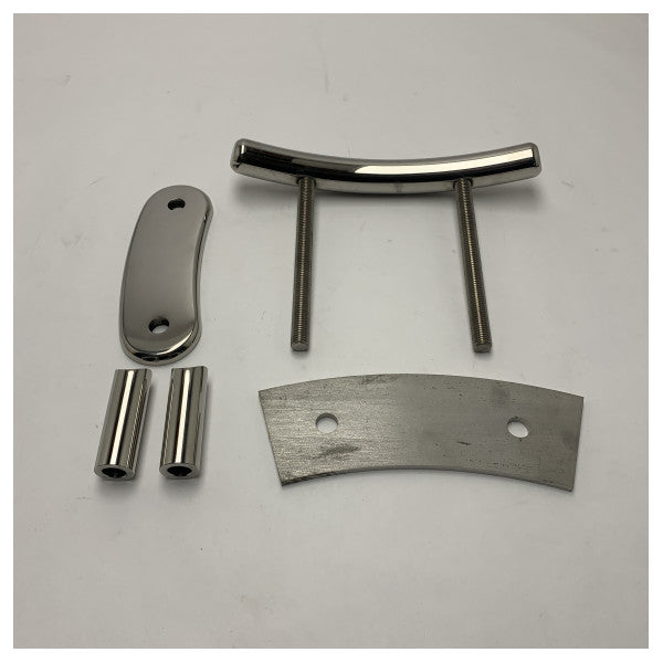 Buet klampe i rustfrit stål - 290178