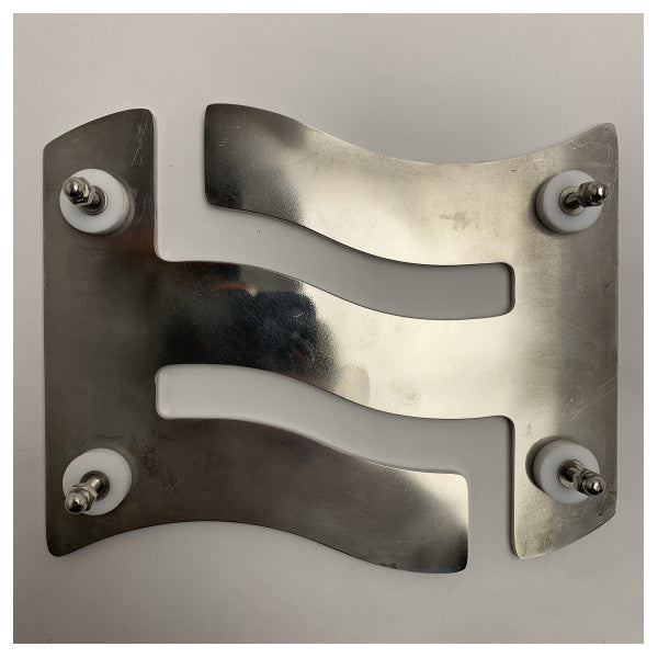 Ferretti ανοξείδωτο χάλυβα Marine FF λογότυπο λογότυπο Έμβλημα ανθεκτικό στη διάβρωση ανθεκτικό σήμα σκάφους