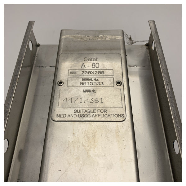 Gianneschi Approved Marine-Grade Stainless Steel Shutter Cutter Catef A60