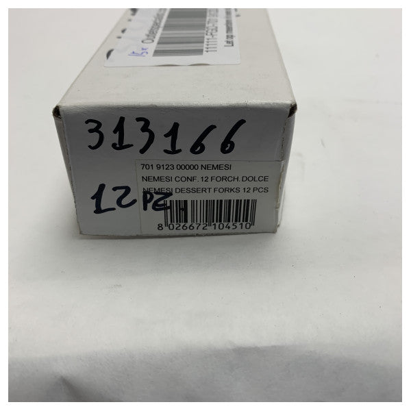 Nemesis Sweet Fork - holdbar dessertgaffel i rustfrit stål til marinebrug - 701 9123 00000