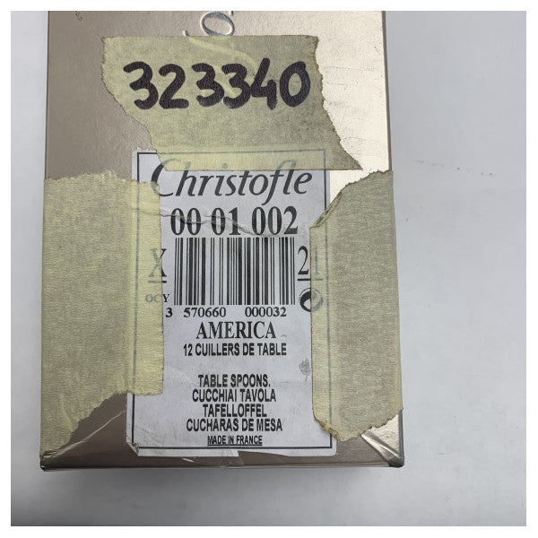 ملاعق مائدة مطلية بالفضة من كريستوفل كريستوفل كريستوفل كريستوفل فاخرة مطلية بالفضة للاستخدام البحري - 00 00 1002