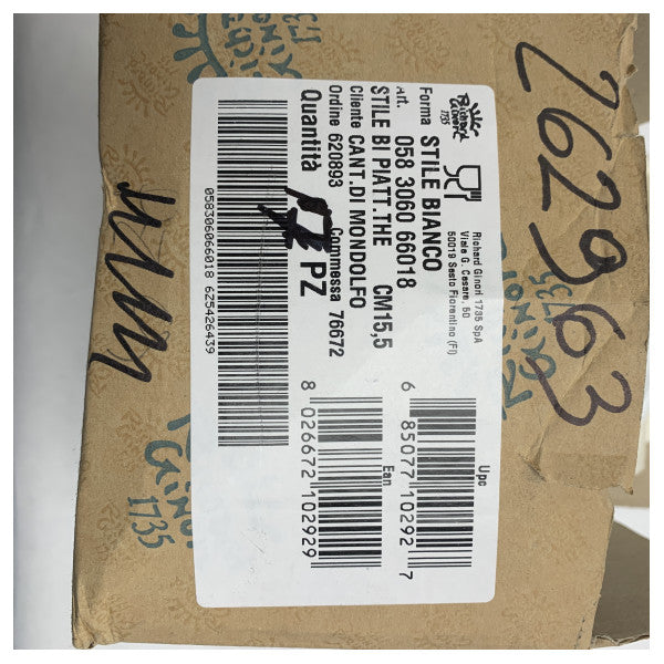 Pershing Richard Ginori Premium Πιάτο δείπνου από ναυτική πορσελάνη 15,5 cm - 058 3060 66018