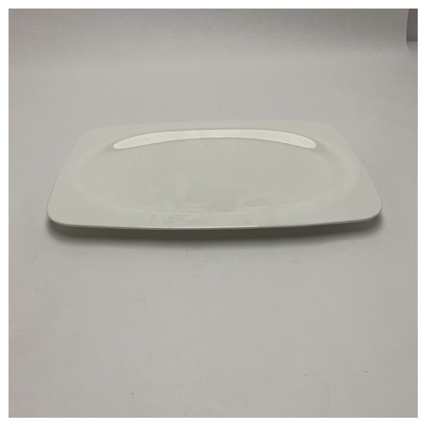 Міцна прямокутна порцелянова сервірувальна тарілка Pershing Richard Ginori Antares 25x36.5 см