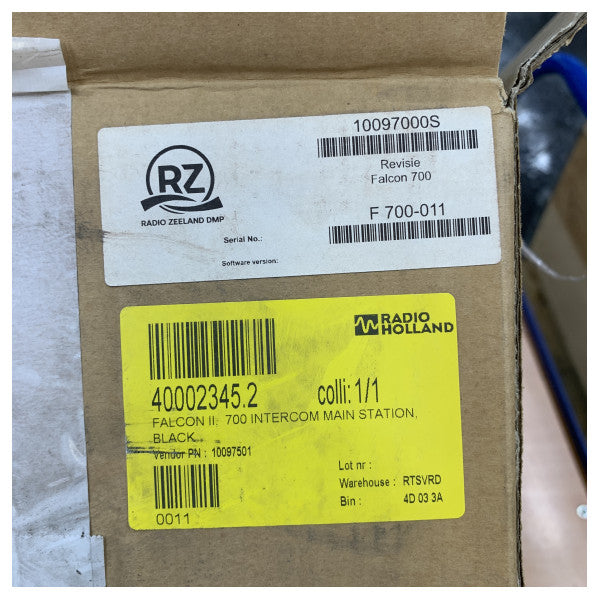 Radio Zeeland DMP Falcon II 700 Smart Intercom Stazzjon Prinċipali - Sistema Intercom Marittimu 