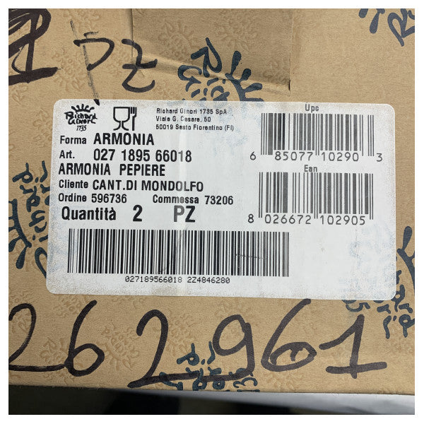 مطحنة الفلفل الخزفية البحرية عالية الجودة من بيرشينج ريتشارد جينوري - 027 1895 66018