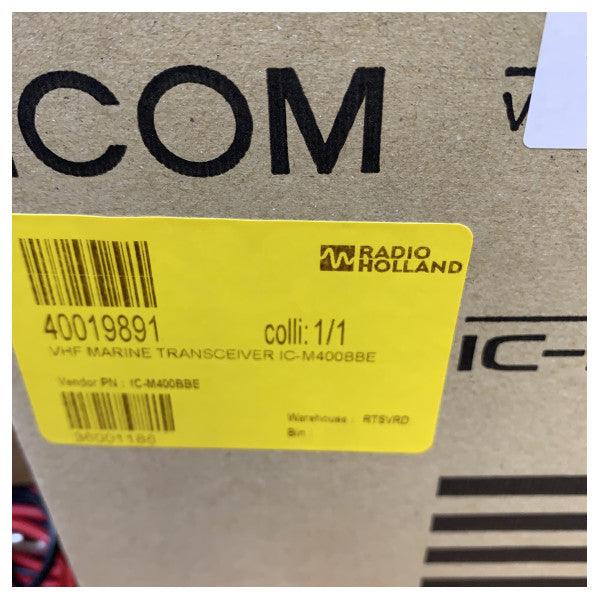 Icom IC-M400BBE Fissa Blackbox Marittima VHF Radju bil-GPS 