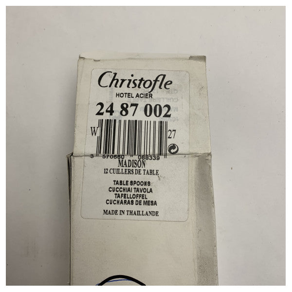 طقم ملاعق مائدة من الفولاذ المقاوم للصدأ عالي الجودة من كريستوفل للاستخدام البحري واليخوت