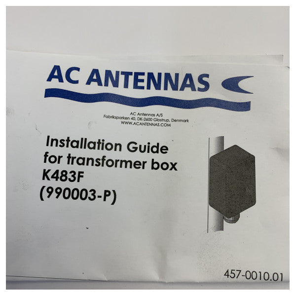 AC Antennas K483F HF/SSB Box di connessione per cavo coassiale Tx/Rx - Marittimo 