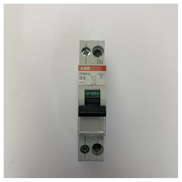 ABB SN201 L-B4 自動ブレーカ 1P+N 4A B特性 